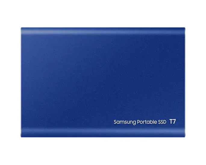 "Samsung" nešiojamasis SSD T7, 2000 GB, C tipo USB, 3.2 Gen 2 (3.1 Gen 2), 1050 MB/s, apsauga nuo slaptažodžio, mėlynas