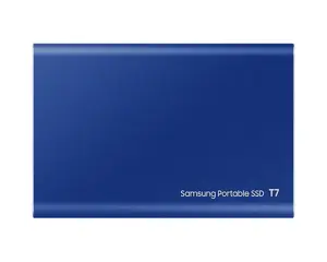 "Samsung" nešiojamasis SSD T7, 2000 GB, C tipo USB, 3.2 Gen 2 (3.1 Gen 2), 1050 MB/s, apsauga nuo slaptažodžio, mėlynas