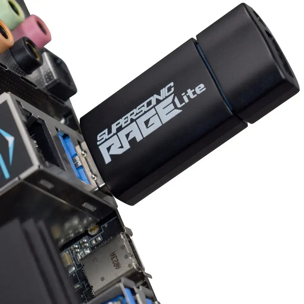 "Patriot Memory Supersonic Rage Lite" USB atmintinė 64 GB USB Type-A 3.2 Gen 1 (3.1 Gen 1), juoda, mėlyna