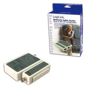 LOGILINK WZ0011 LOGILINK - RJ45 ir BNC kabelių testeris su nuotoliniu įrenginiu
