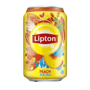 Šaltoji arbata LIPTON Peach, 0,33 l, skardinė, D