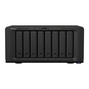 SYNOLOGY DS1821+ 8 lizdų NAS AMD Ryzen Embedded V1500B keturių branduolių 2,2 GHz 4 GB DDR4 iki 32 …