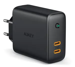AUKEY PA-D2 mobiliojo įrenginio įkroviklis Juodas vidinis