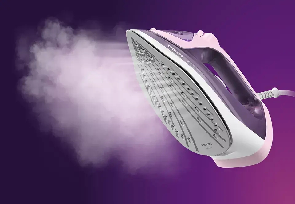 "Philips" 3000 serijos DST3020/30, Garinis lygintuvas, Keraminis padas, 1,9 m, 160 g/min, rožinis, violetinis, 35 g/min