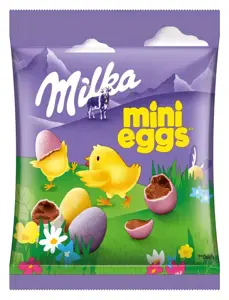 Šokoladiniai kiaušiniai MILKA Mini eggs, 100 g