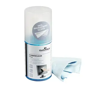 Valymo skystis DURABLE Sreenclean, 200 ml, su šluoste