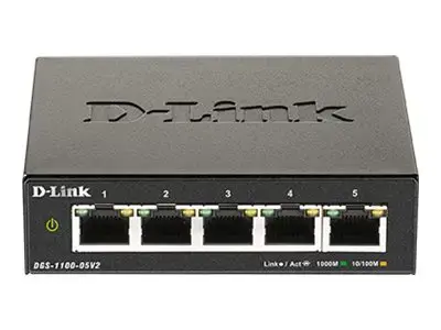 Komutatorius D-Link DGS-1100-05V2 5xGbE