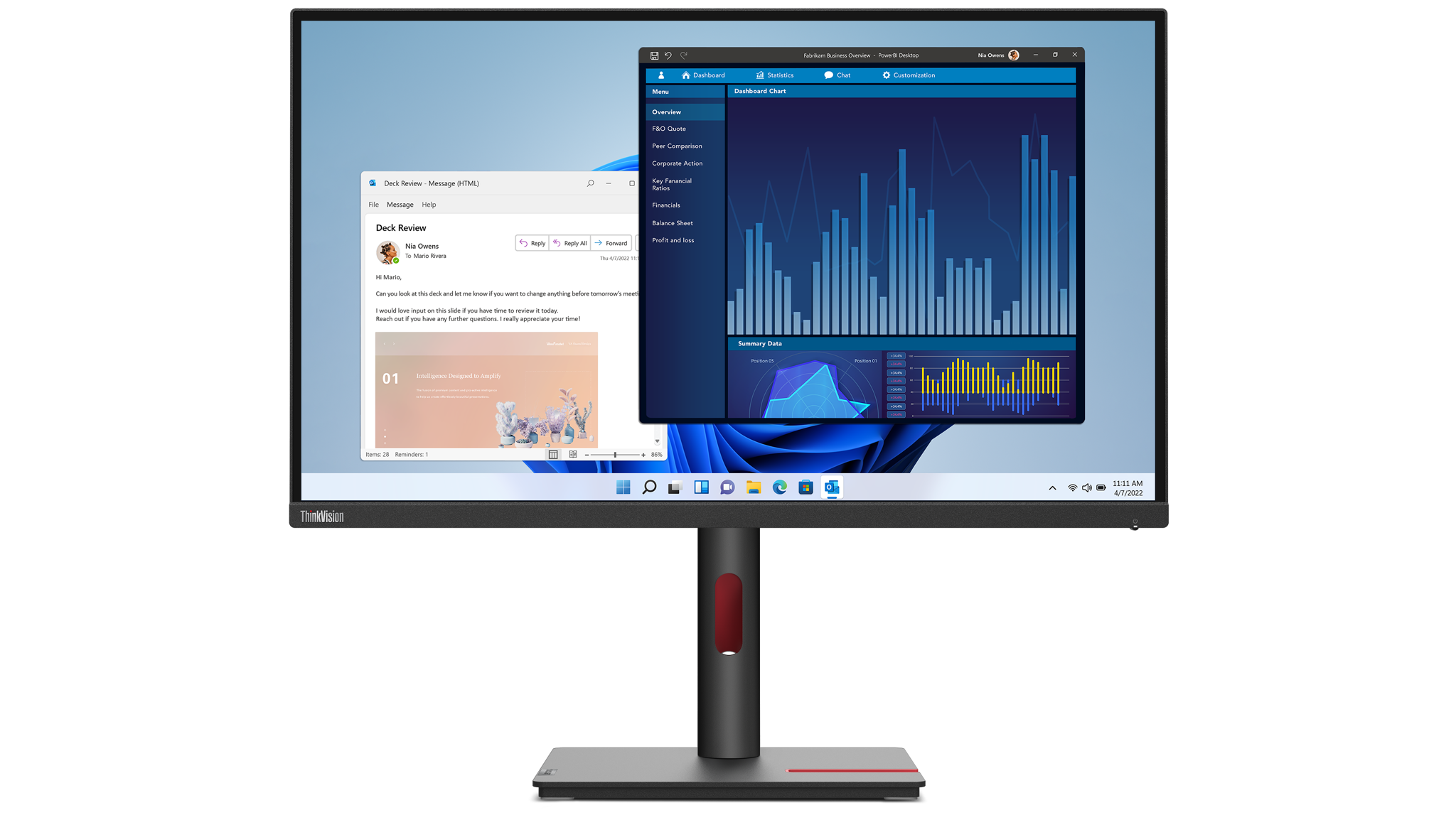 Lenovo ThinkVision T27p-30, 68,6 cm (27"), 3840 x 2160 taškų, 4K Ultra HD, LED, 6 ms, juoda