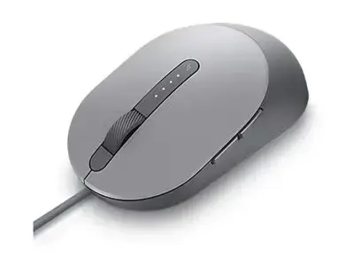 DELL MS3220, Ambidextrous, lazerinis, USB Type-A, 3200 DPI, 2 ms, pilkas, titano