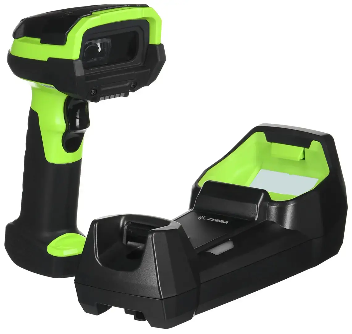 ZEBRA LI3678-SR3U42A0S1W Zebra LI3678 / black-green/ cradle/ USB cable/ power supply/ DC line cord