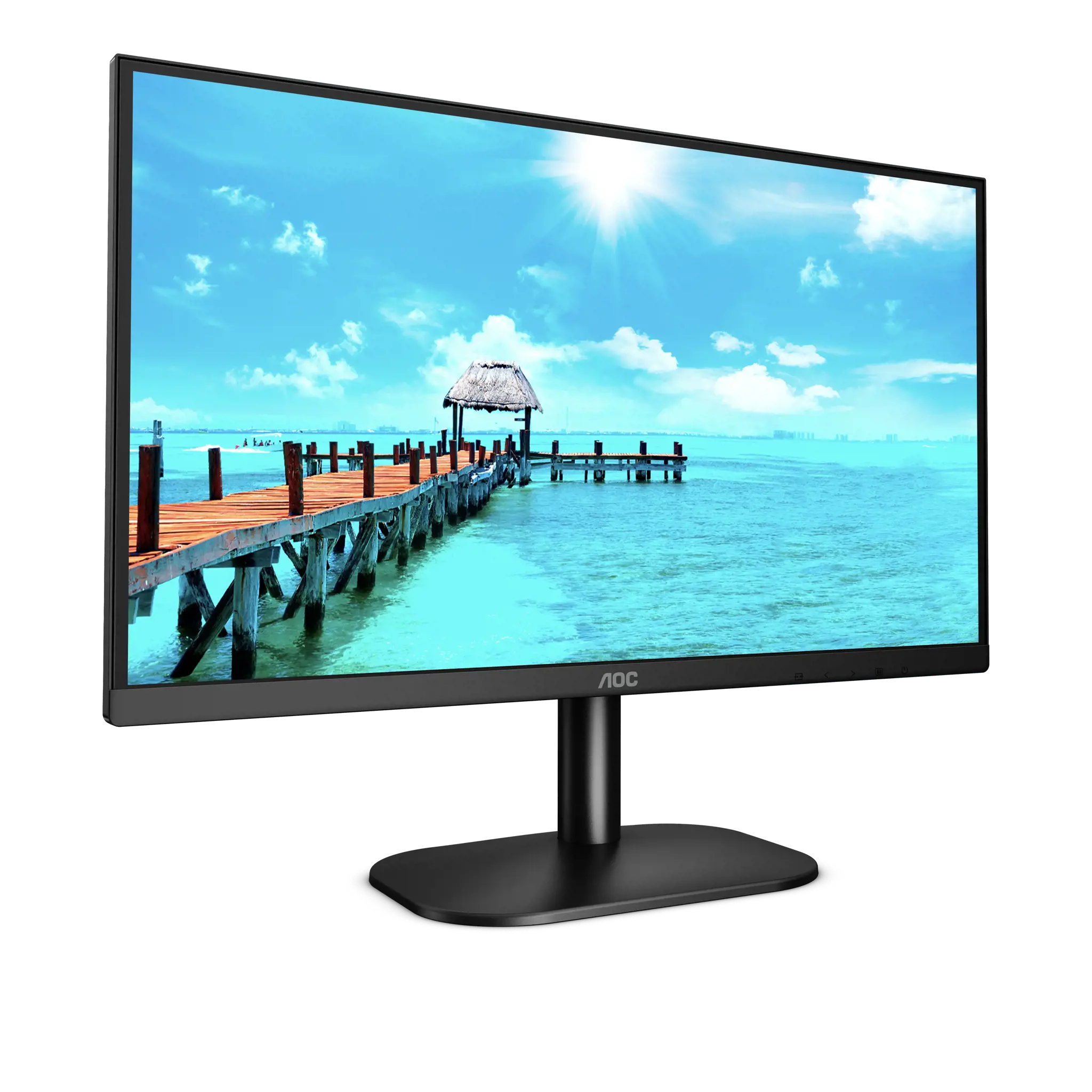 Monitorius AOC B2 22B2H/EU, 54.6 cm (21.5"), 1920 x 1080 pixels, Full HD, LED, 4 ms, Black