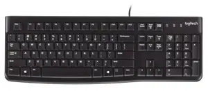 Logitech K120 Laidinė klaviatūra USB-A US Int, Juoda (SPEC)