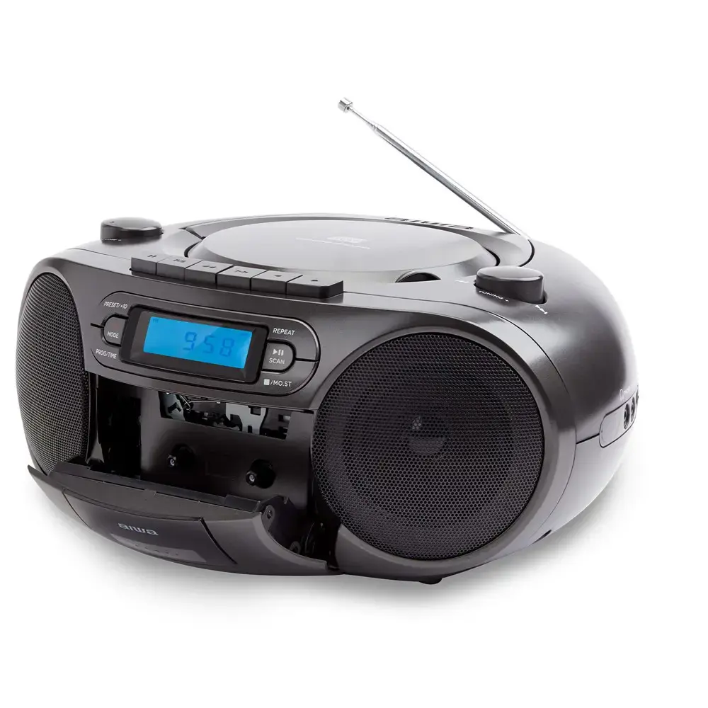 "Aiwa BBTC-550BK" nešiojamoji stereo sistema Digital 6 W Black