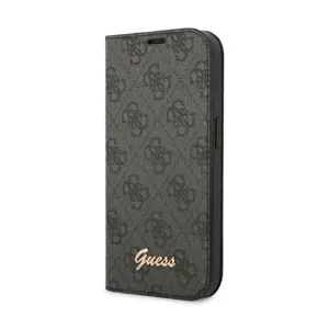 Guess PC|TPU 4G Metal Camera Outline Book Case for iPhone 14 Pro Black