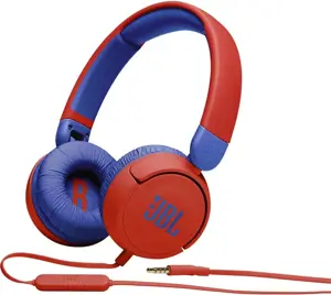 JBL ausinės Junior Jr310, raudonos/mėlynos spalvos