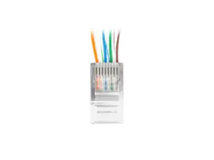 LANBERG PLU-6000EZ Lanberg Plug RJ-45 UTP CAT6, 8P8C (100PCS) Pass Trough