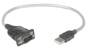 MANHATTAN USB serijinis keitiklis jungia vieną serijinį įrenginį prie USB prievado