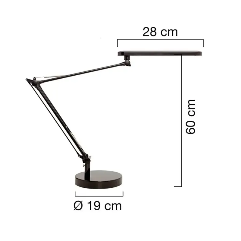 Stalinis šviestuvas UNILUX MAMBO LED, pilka-metalinė sp.