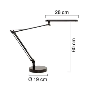 Stalinis šviestuvas UNILUX MAMBO LED, pilka-metalinė sp.