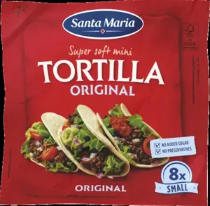 Mažos tortilijos SANTA MARIA, 200 g