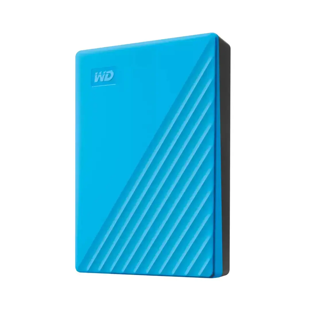 External HDD WESTERN DIGITAL My Passport 6TB USB 2.0 USB 3.2 Colour Sky Blue WDBR9S0060BBL-WESN