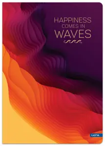 Sąsiuvinis(platus) A5 24lap. 80g WAVES linija