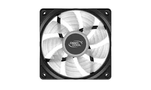 "DeepCool RF120B", ventiliatorius, 12 cm, 1300 aps./min, 21,9 dB, 48,9 cfm, juodas, permatomas