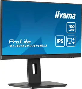 iiyama ProLite XUB2293HSU-B7 Monitorius 21.5'' IPS FHD 1920x1080, 1 ms, 300 cd/m2, 100 Hz, Juoda