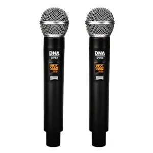 DNA Professional DVS2 - wireless microphone, 2 handheld transmitters + base unit (560–590 MHz)