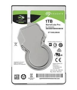 "Seagate Barracuda Pro", 2,5", 1000 GB, 7200 aps/min
