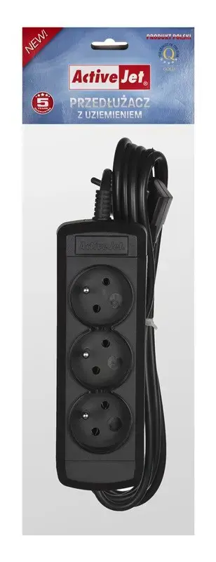 Activejet 3GNU-1,5M-C maitinimo juostelė su laidu