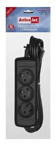 Activejet 3GNU-1,5M-C maitinimo juostelė su laidu