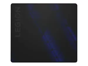 Lenovo GXH1C97870, juoda, mėlyna, vaizdas, mikropluoštas, guma, neslystantis pagrindas, žaidimų pelės kilimėlis