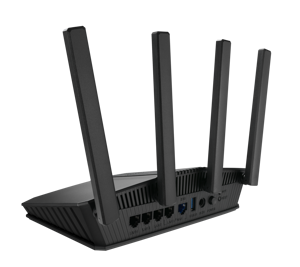 ASUS RT-BE58U V2, Wi-Fi 7 (802.11be), Dual-band (2.4 GHz / 5 GHz), Ethernet LAN, Black, Tabletop router