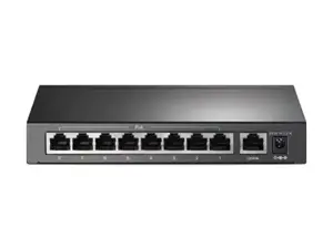 "TP-Link" 9 prievadų 10/100 Mbps stalinis komutatorius su 8 prievadais PoE+, nevaldomas, Fast Ethernet (10/100), maitinimas per Ethernet (PoE)