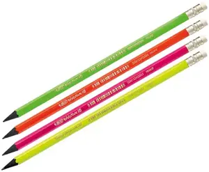 Bic pieštukai su trintuku Evolution Fluo HB, pakuotėje 12 vnt, įvairių spalvų