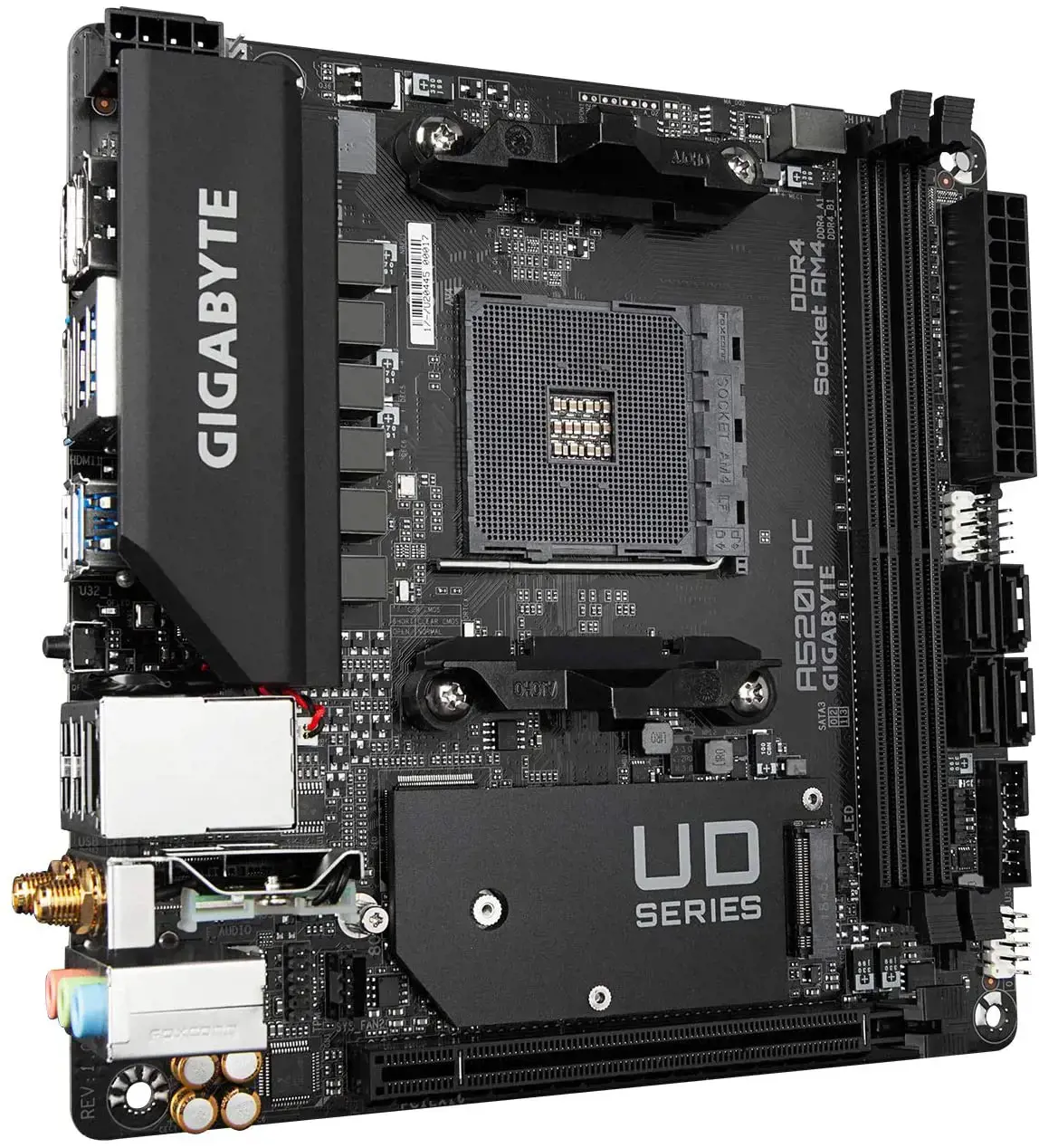 GIGABYTE A520I AC Socket AM4 AMD A520 DDR4 Micro ITX