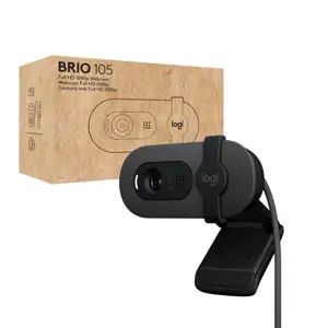 Logitech Brio 105, 2 MP, Full HD, Brio 105 webcam with attached USB-A cable User documentation