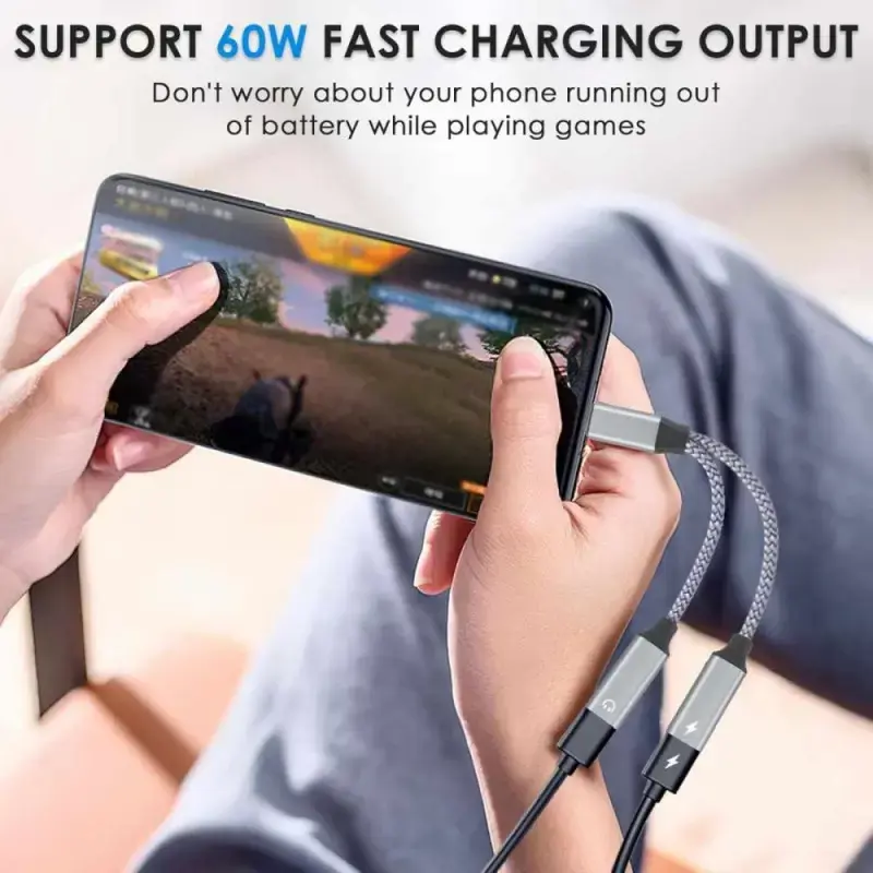 PremiumCord adapter USB-C Splitter 2in1