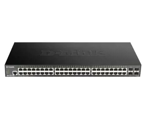 D-LINK 52 prievadų išmanusis valdomas gigabitinis komutatorius 4x 10G dlink green 3.0 48x 10/100/10…