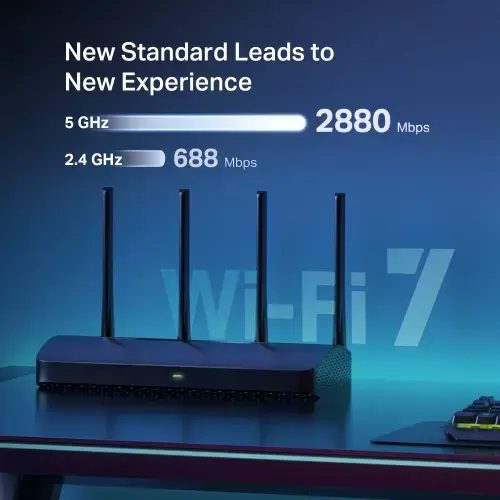 Mercusys BE3600 Dual Band Wi-Fi 7 Maršrutizatorius