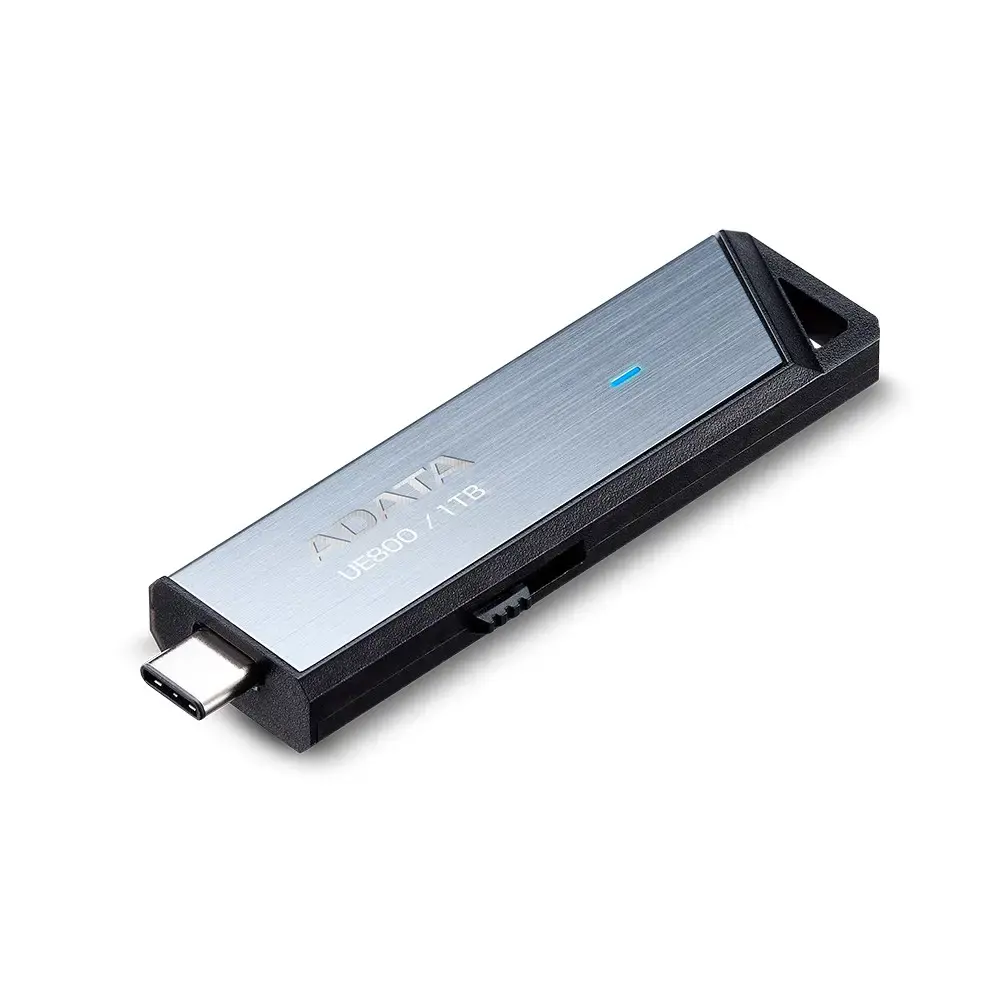 ADATA UE800 1TB USB3.2 sidabrinės spalvos