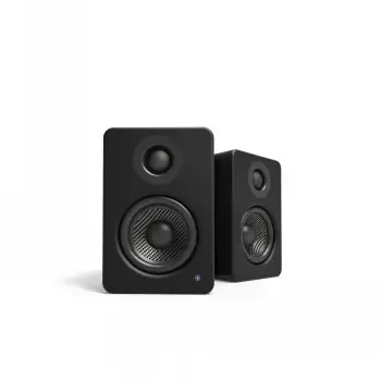 KANTO AUDIO 3" DRIVER - POWERED SPEAKERS WITH USB DAC AND 3.5MM AUX - MATTE BLACK (INCL. TYPE C & G POWER CORDS)