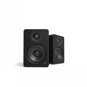 KANTO AUDIO 3" DRIVER - POWERED SPEAKERS WITH USB DAC AND 3.5MM AUX - MATTE BLACK (INCL. TYPE C & G POWER CORDS)