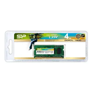 SILICONPOW SP004GLSTU160N02 Silicon Power DDR3 4GB 1600MHz CL11 SO-DIMM 1.35V žemos įtampos