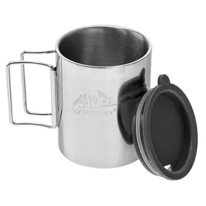 Helikon Thermal mug with lid 250 ml Silver, Black