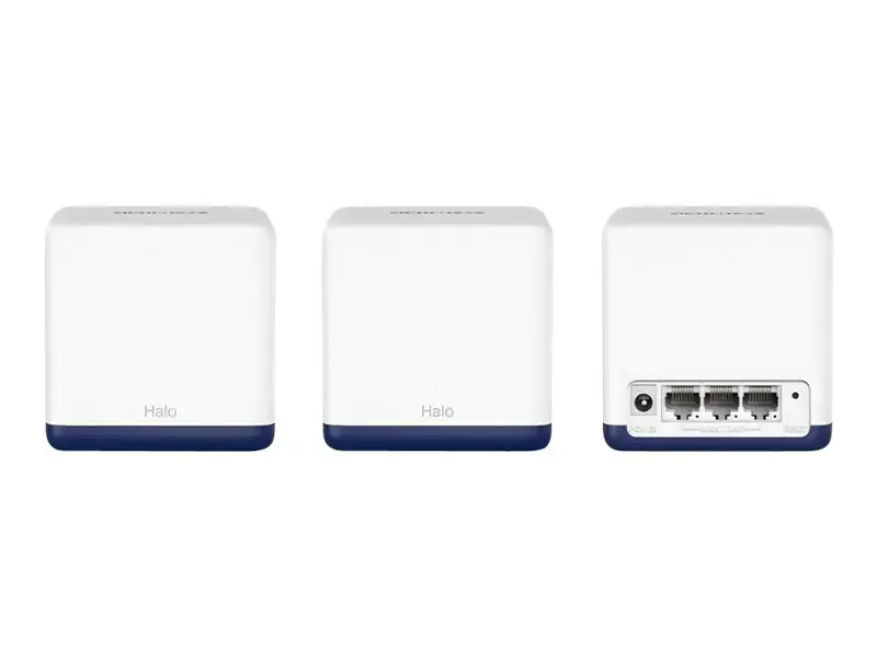 TP-LINK MERCUSYS Halo H50G AC1900 viso namų tinklo "Mesh Wi-Fi" sistema 3x vidinės antenos 3x Gigabit WAN/LAN rinkinys 3 vnt.