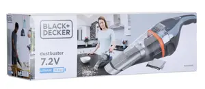 "Black & Decker" NVC220WBC rankinis dulkių siurblys Mėlynas, chromuotas Be maišelio