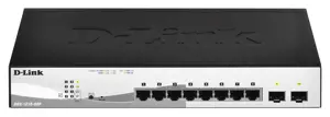 D-LINK 8 prievadų 2 lygmens PoE išmanusis valdomas gigabitinis komutatorius dlink green 3.0 8x 10/1…