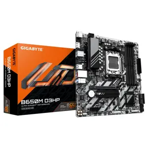 Mainboard GIGABYTE AMD B650 SAM5 Micro-ATX Memory DDR5 Memory slots 4 B650MD3HP1.3